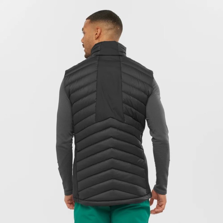 Black Salomon Essential Xwarm Down Men's Insulated Vests | PH 13049G